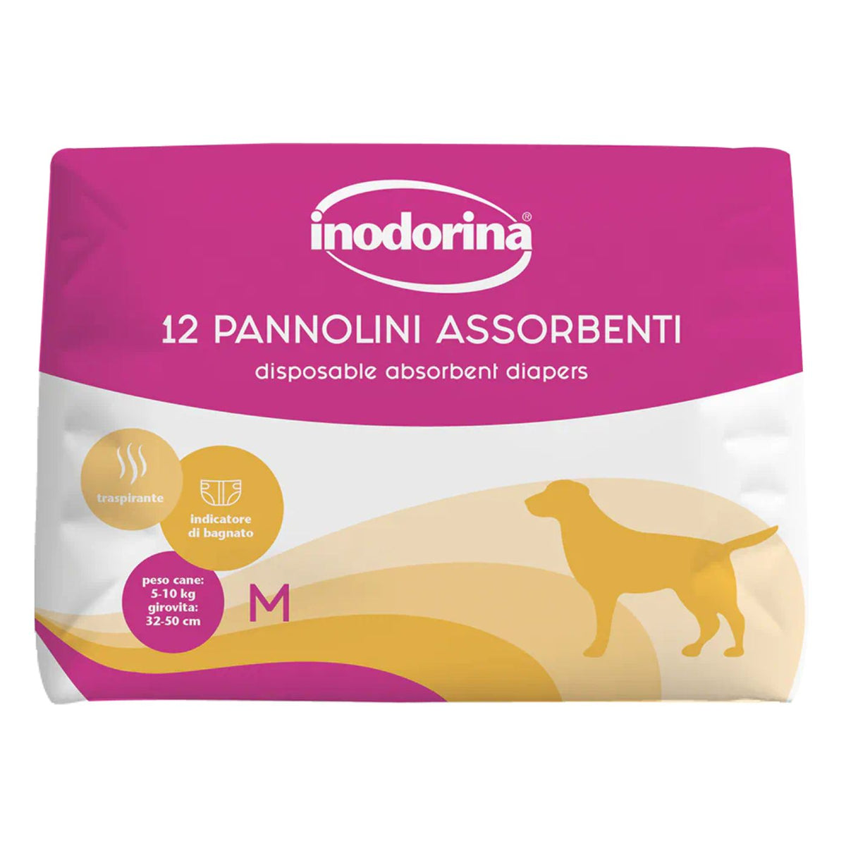 Inodorina Pannolini Mutandina per Cani 12 pz