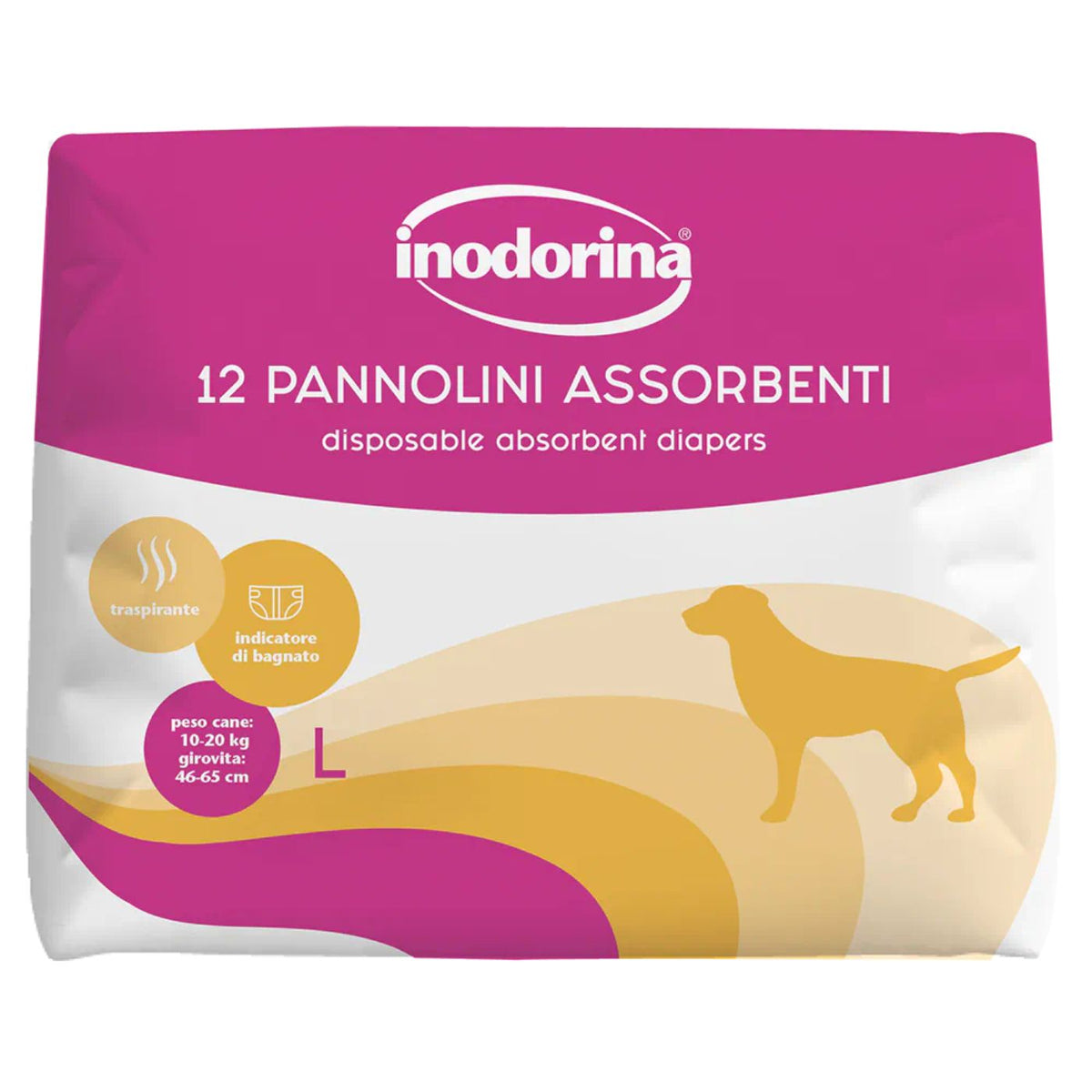 Inodorina Pannolini Mutandina per Cani 12 pz