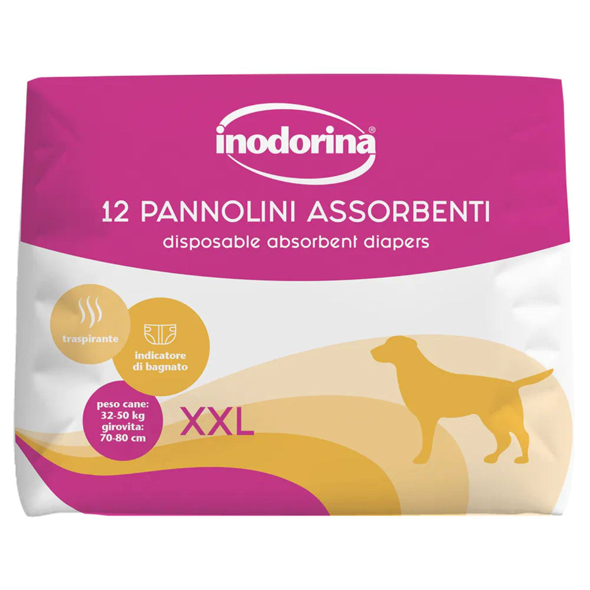 Inodorina Pannolini Mutandina per Cani 12 pz