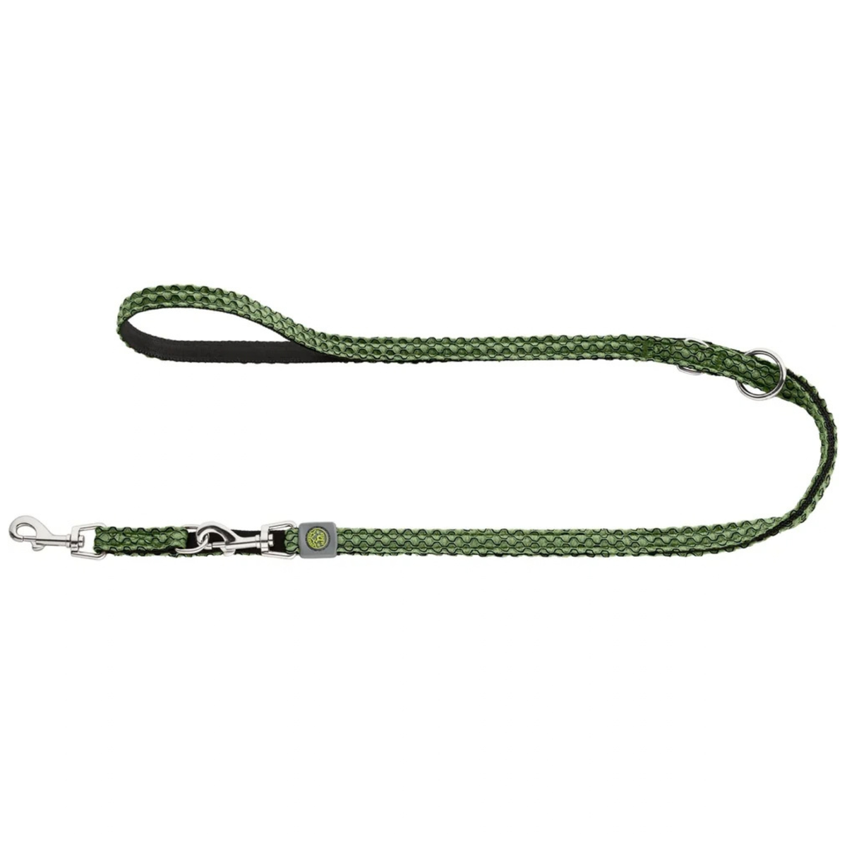 Hunter Guinzaglio da Passeggio Regolabile Hilo Verde Chiaro Riflettente