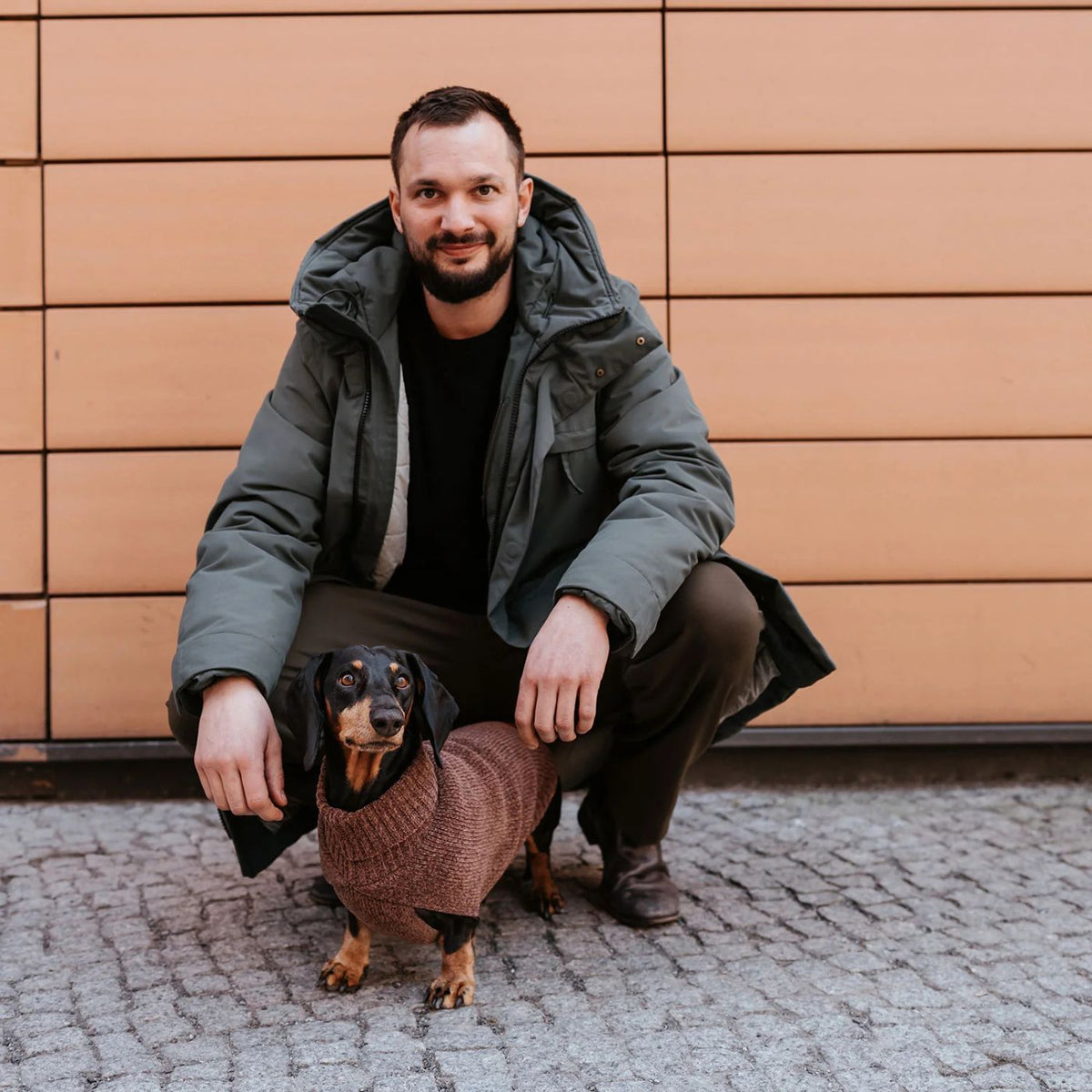 Hunter Birka Marrone – Maglione per Cani Caldo e Confortevole