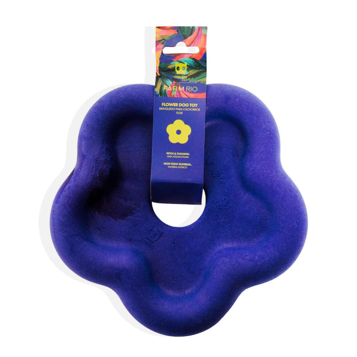 Zee.Dog Gioco per Cani Farm Flower Blue