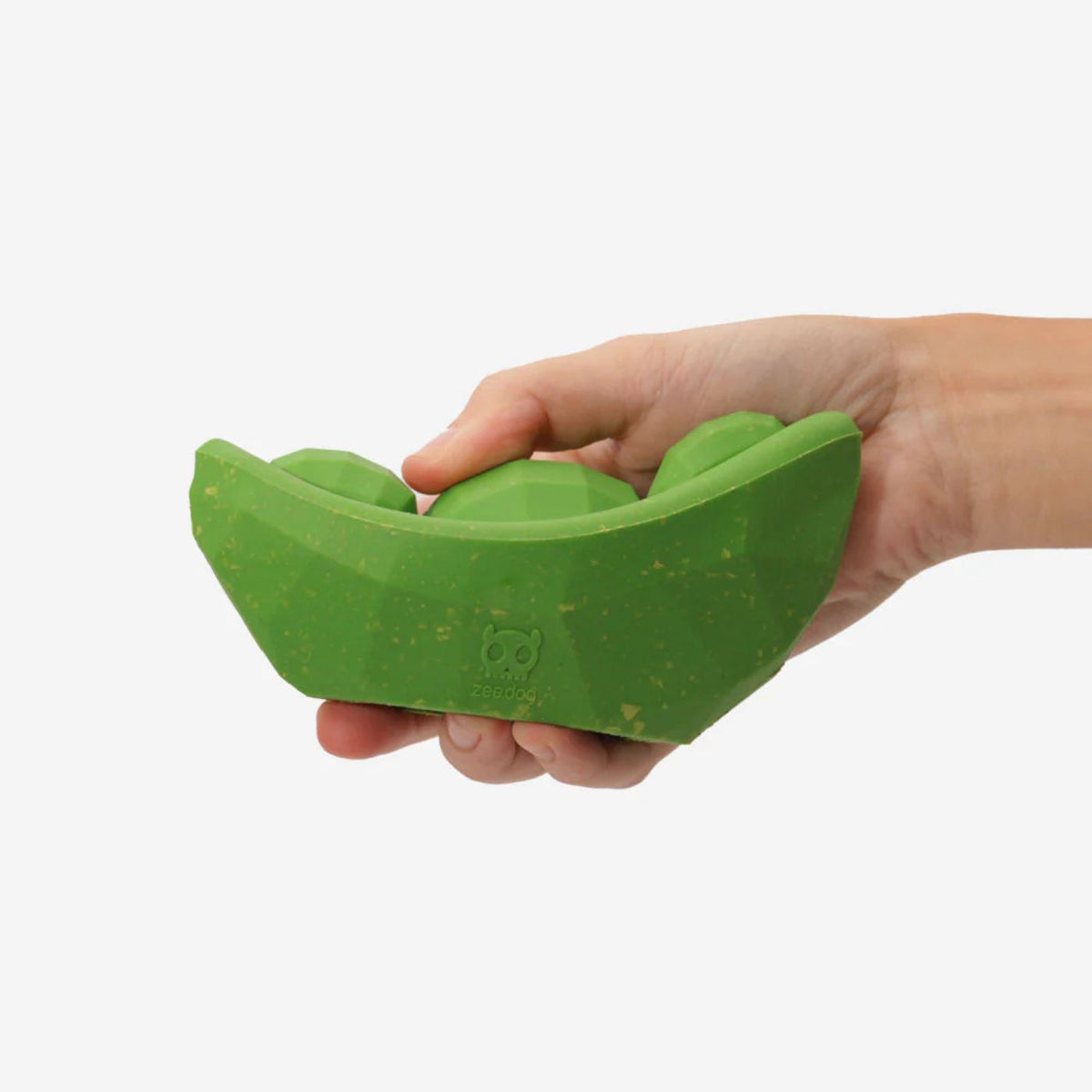 Zee.Dog Gioco per Cani in Gomma Naturale 100% Atossica Super Veggiez Fagiolo