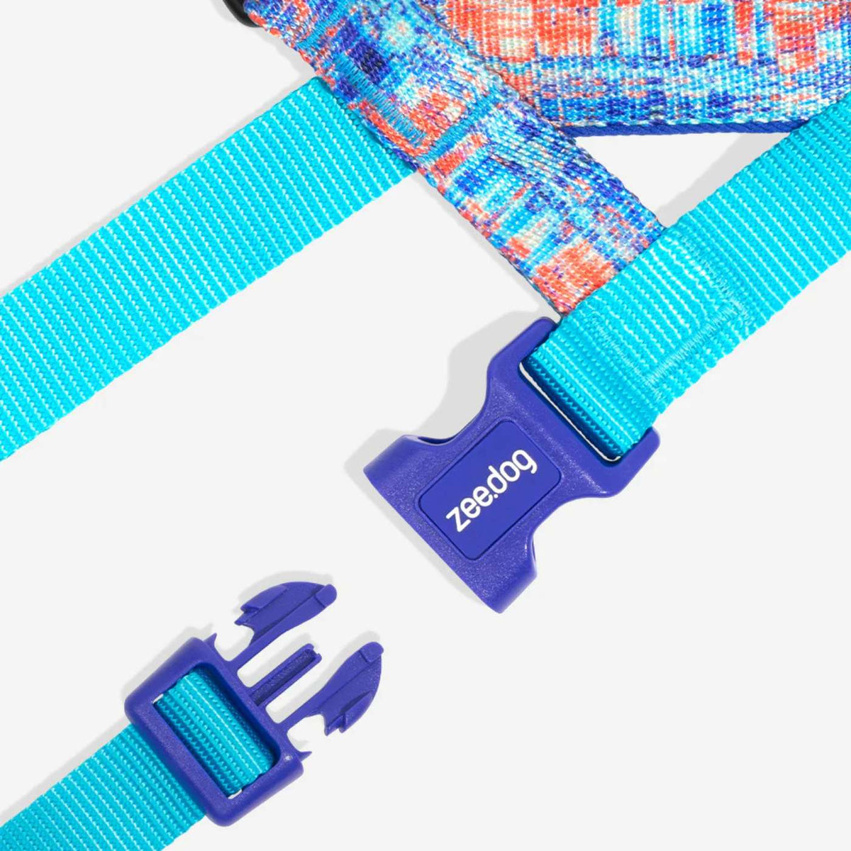 Zee.Dog Pettorina Norvegese Softer-Walk per Cani Error #404 Linea Glitch