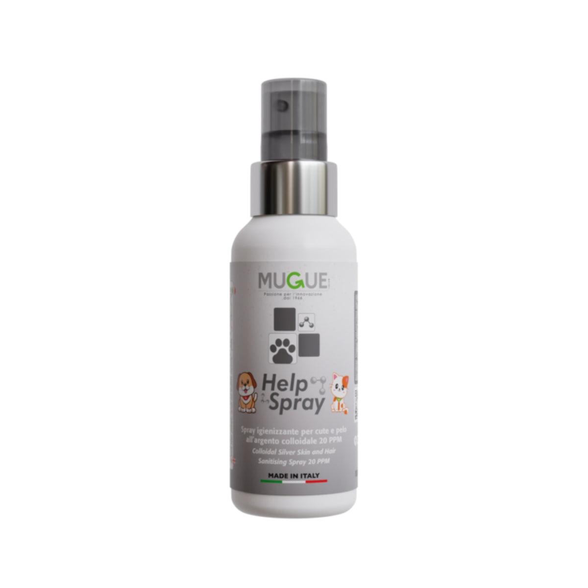 Mugue Help Argento Colloidale Spray per Animali 100 ml