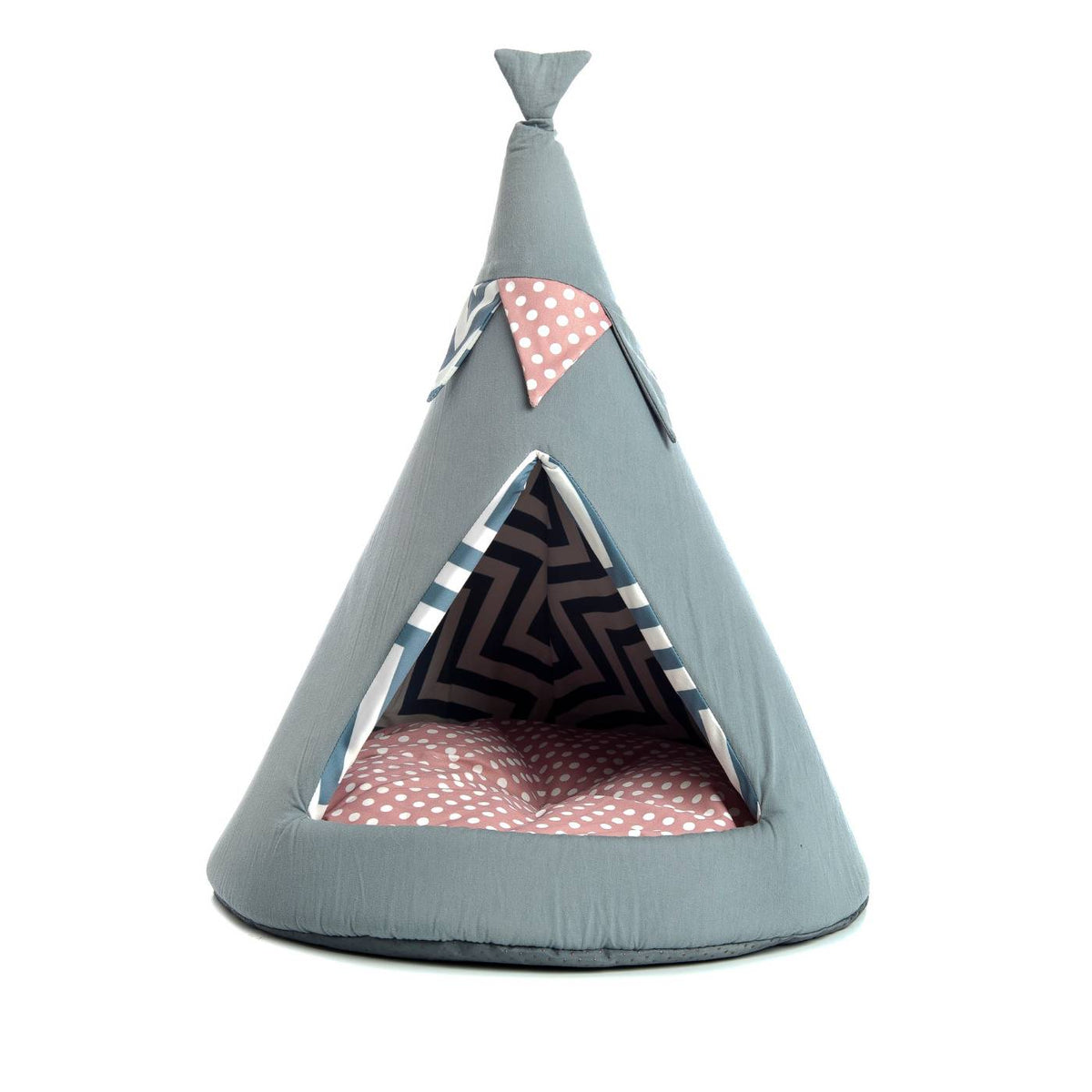 Ferribiella Cuccia a Tenda per Cani e Gatti Tendotto diam. 42 cm x  h.52 cm