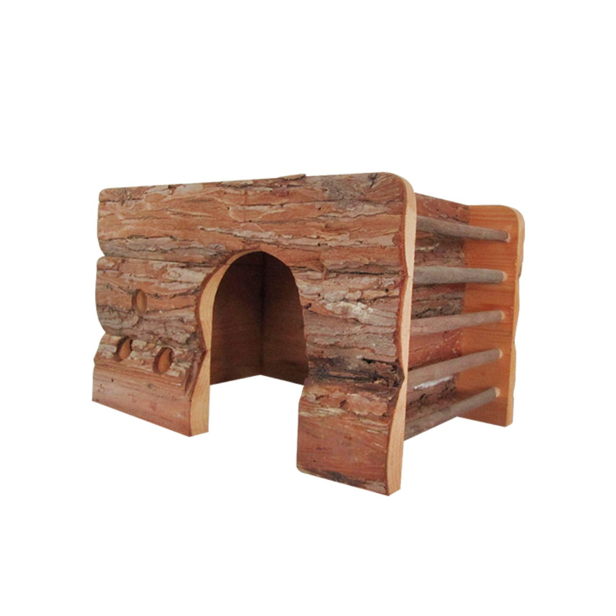 Casetta in Legno per Conigli e Criceti 40 x 25 x 29 cm