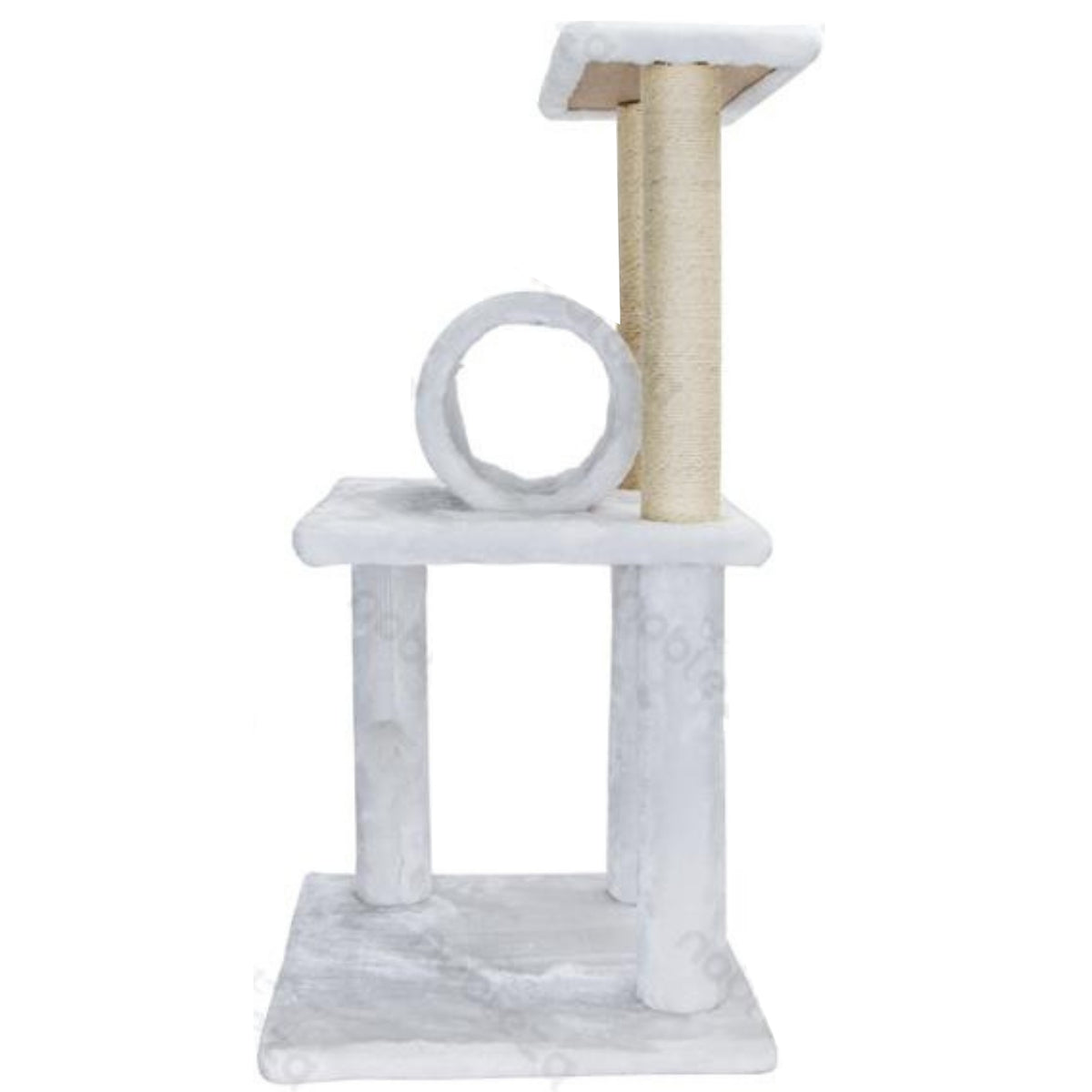 Tiragraffi Bianco 40x40xh.83cm