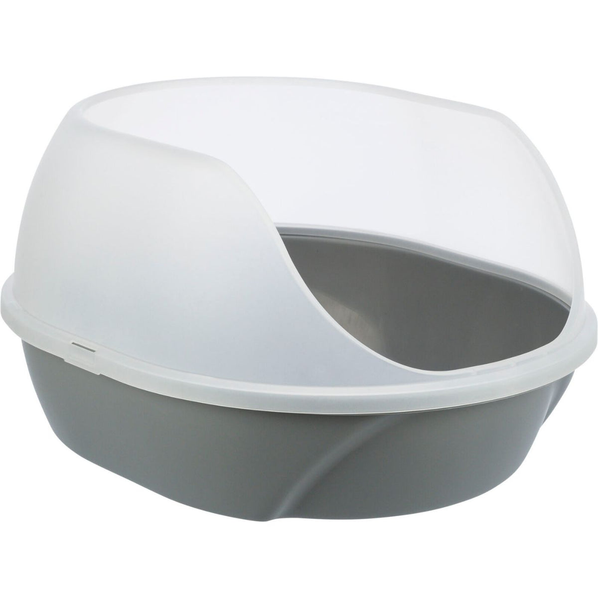 Trixie Lettiera Cassetta Igienica Toilette Aperta per Gatti Simao Grigio 48 x 30 x 58 cm