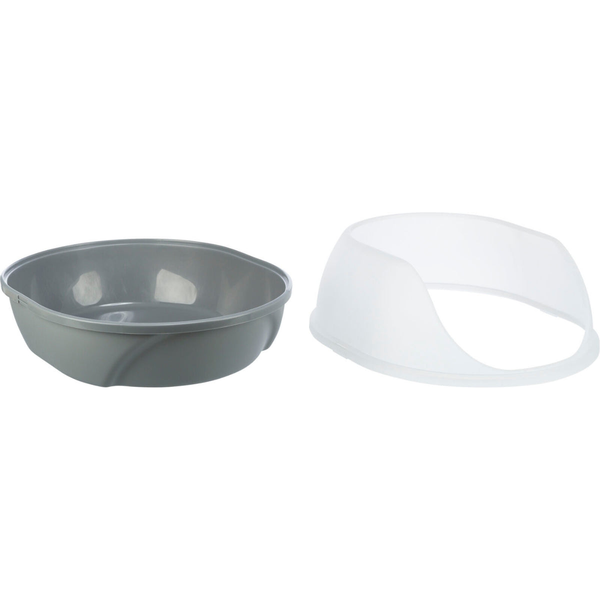 Trixie Lettiera Cassetta Igienica Toilette Aperta per Gatti Simao Grigio 48 x 30 x 58 cm