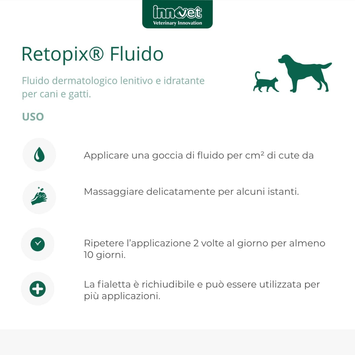 Retopix Fluido 10 Fialette da 2 ml per Cani e Gatti Innovet