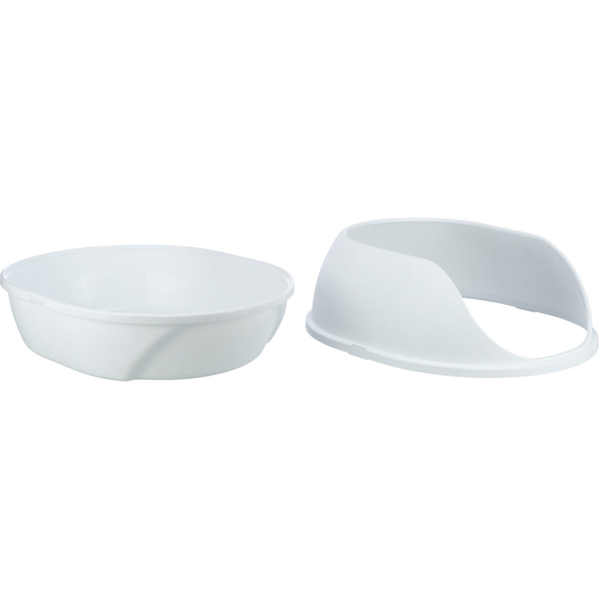 Trixie Lettiera Cassetta Igienica Toilette Aperta Simao per Gatti Bianco 48 x 30 x 58 cm