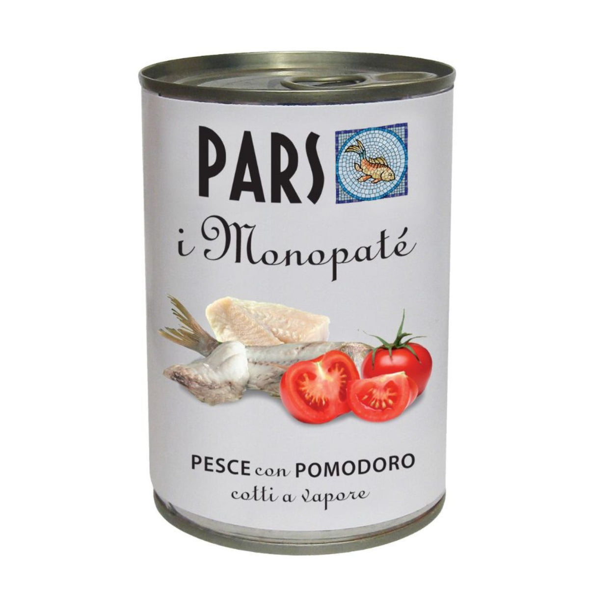 Pars Monopatè Pesce con Pomodoro 395 g Cibo Umido per Cani