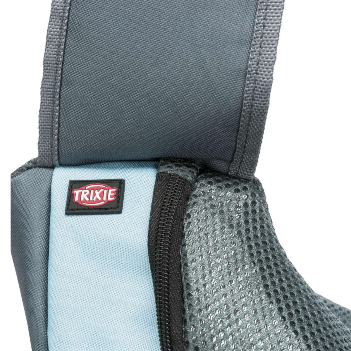 Trixie Borsa Frontale Tracolla per Cani Max 5 Kg di Peso Sling Grigio / Azzurra