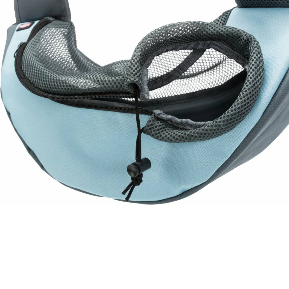 Trixie Borsa Frontale Tracolla per Cani Max 5 Kg di Peso Sling Grigio / Azzurra