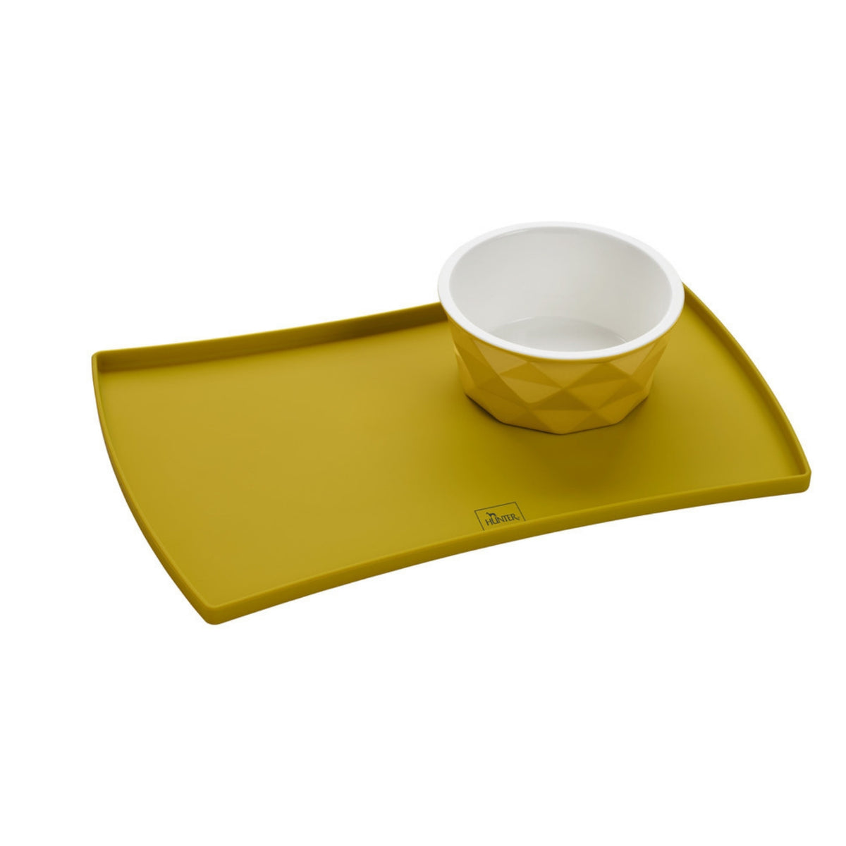 Hunter Sottociotole per Cani e Gatti Eiby in Silicone Giallo 48 x 30 cm