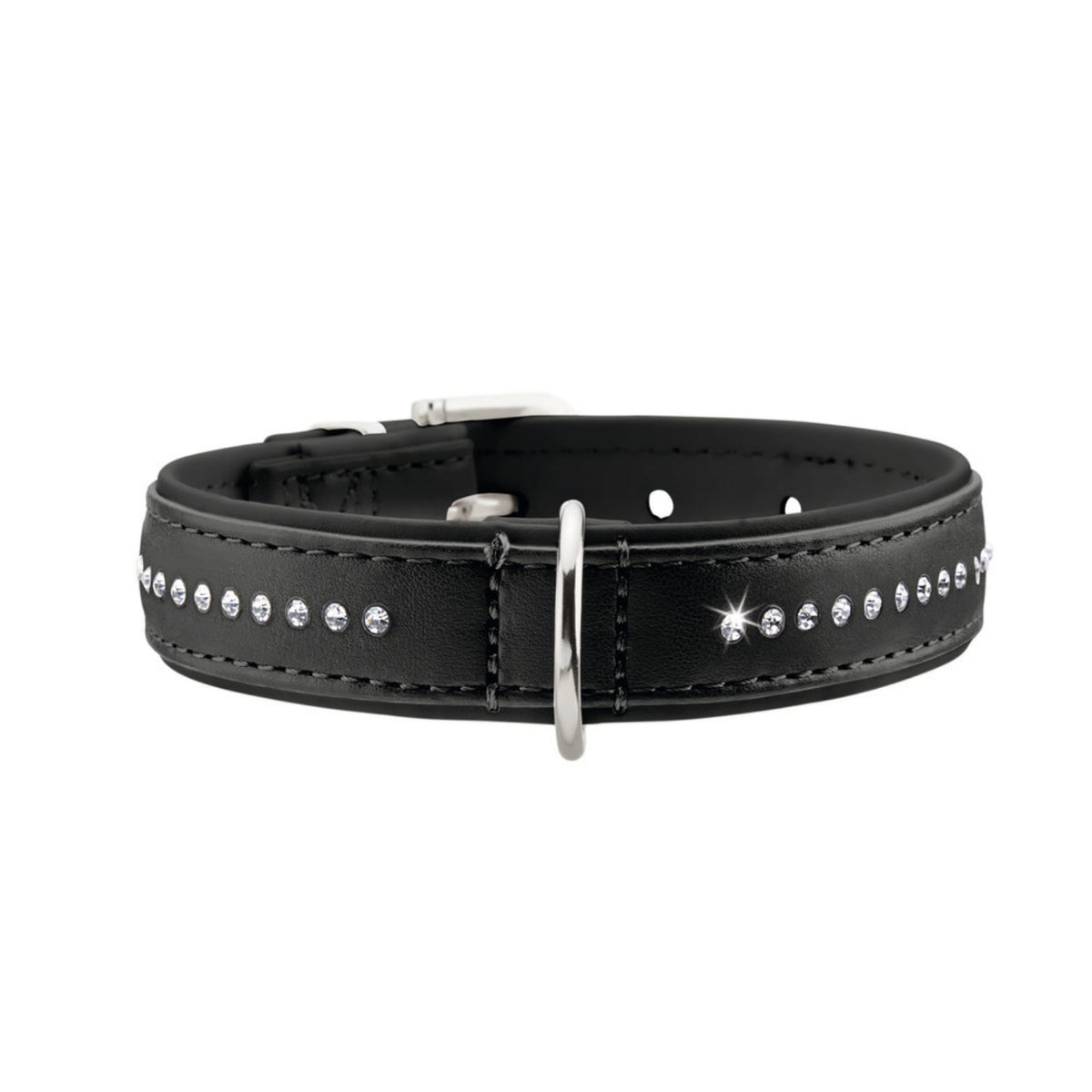 Hunter Collare Modern Art Luxus in Similpelle Nero per Cani