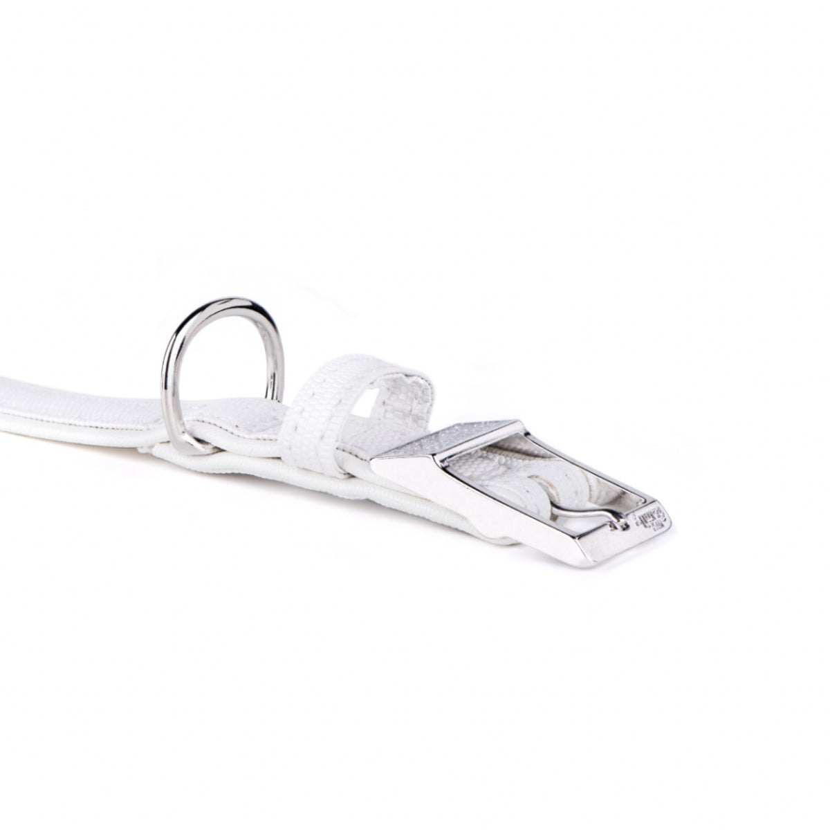 MyFamily Collare per Cani in Similpelle Bianco Saint Tropez