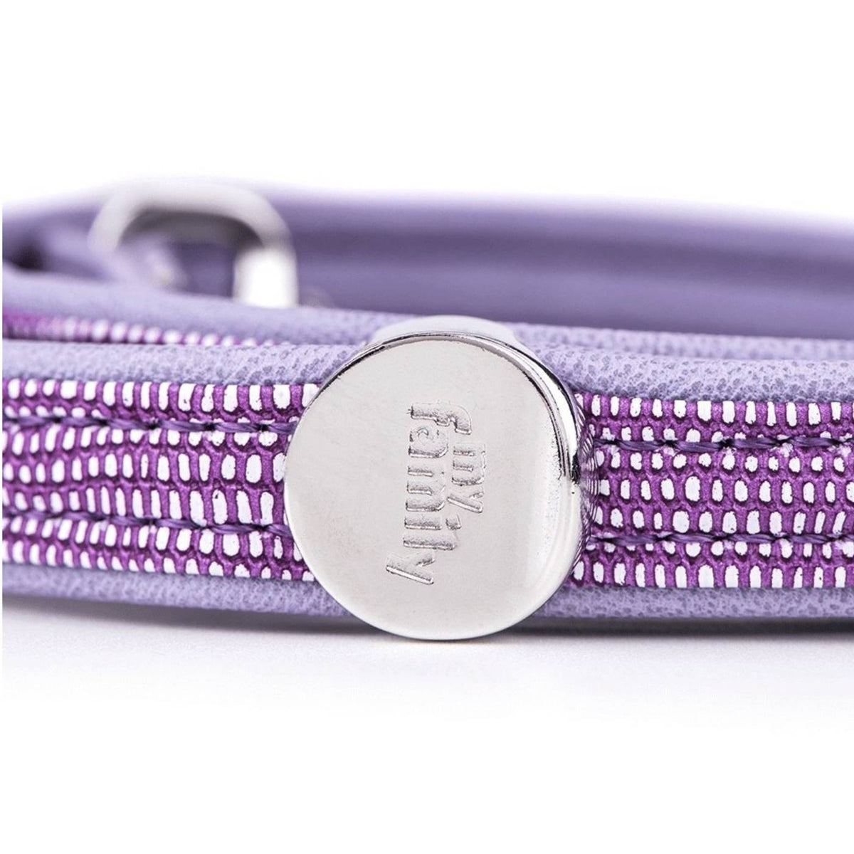 MyFamily Guinzaglio per Cani in Similpelle Lilla 110 x 1,2 cm Saint Tropez