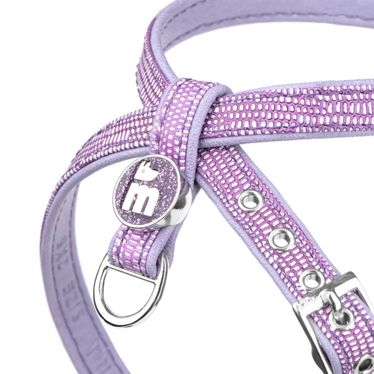 MyFamily Pettorina in Similpelle per Cani Lilla Saint Tropez