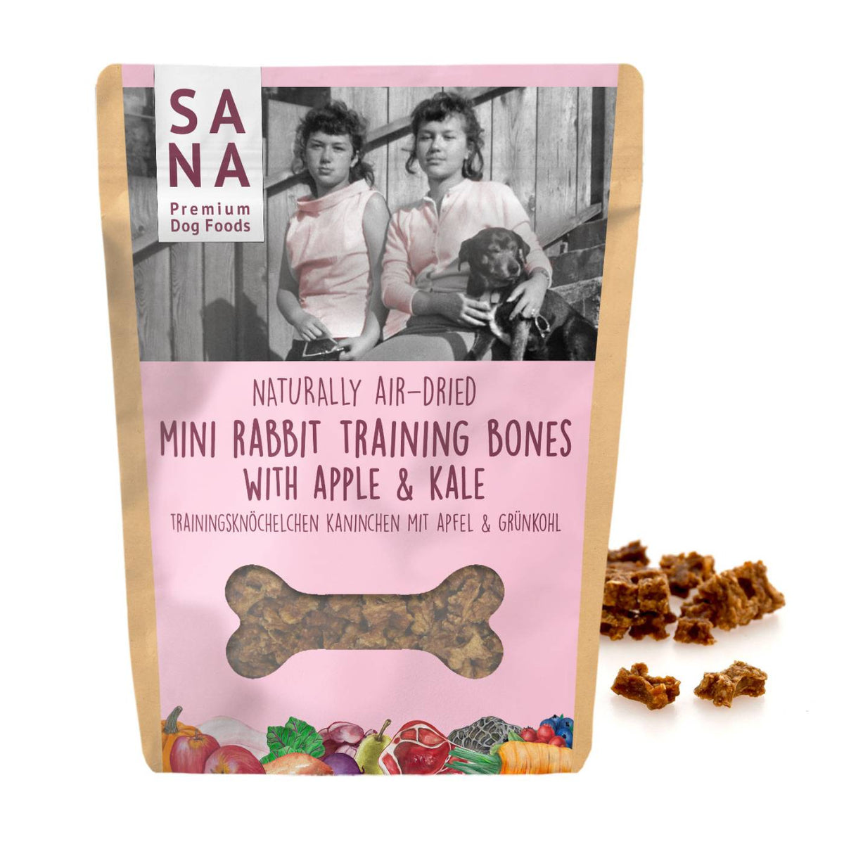 Sanadog Mini Training per Cani al Coniglio con Mela e Cavolo 100 g