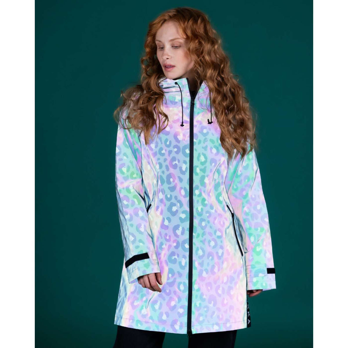 Paikka Impermeabile Alta Visibilità da Donna Leo Verde