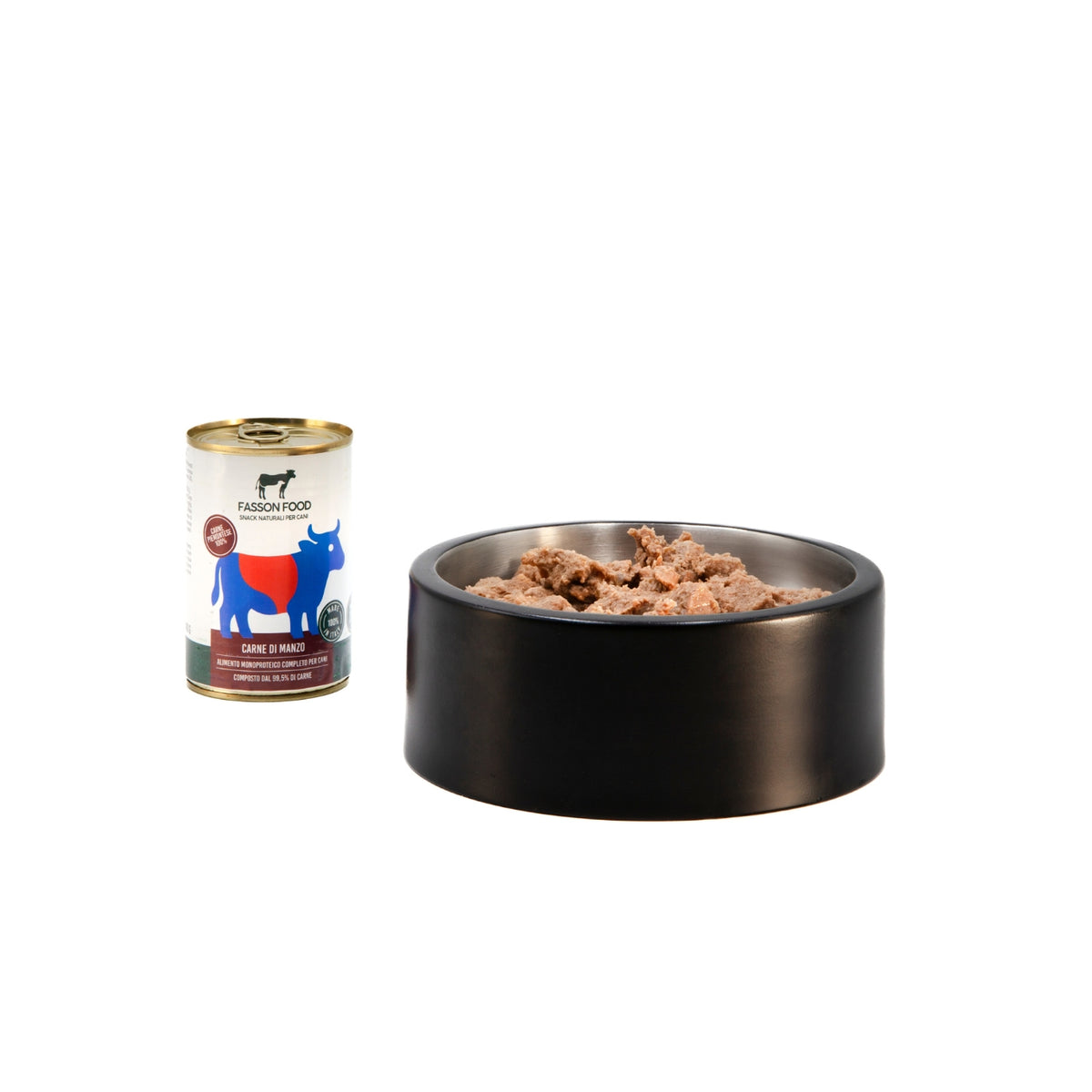 Fasson Food Carne di Manzo Alimento Completo Umido Monoproteico per Cani 400g
