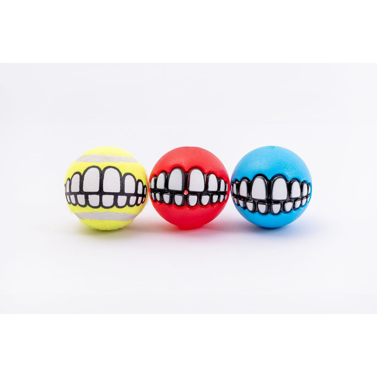 Rogz Palla per Cani Grinz Media Ø 6,4 cm 3 pz Colori Assortiti
