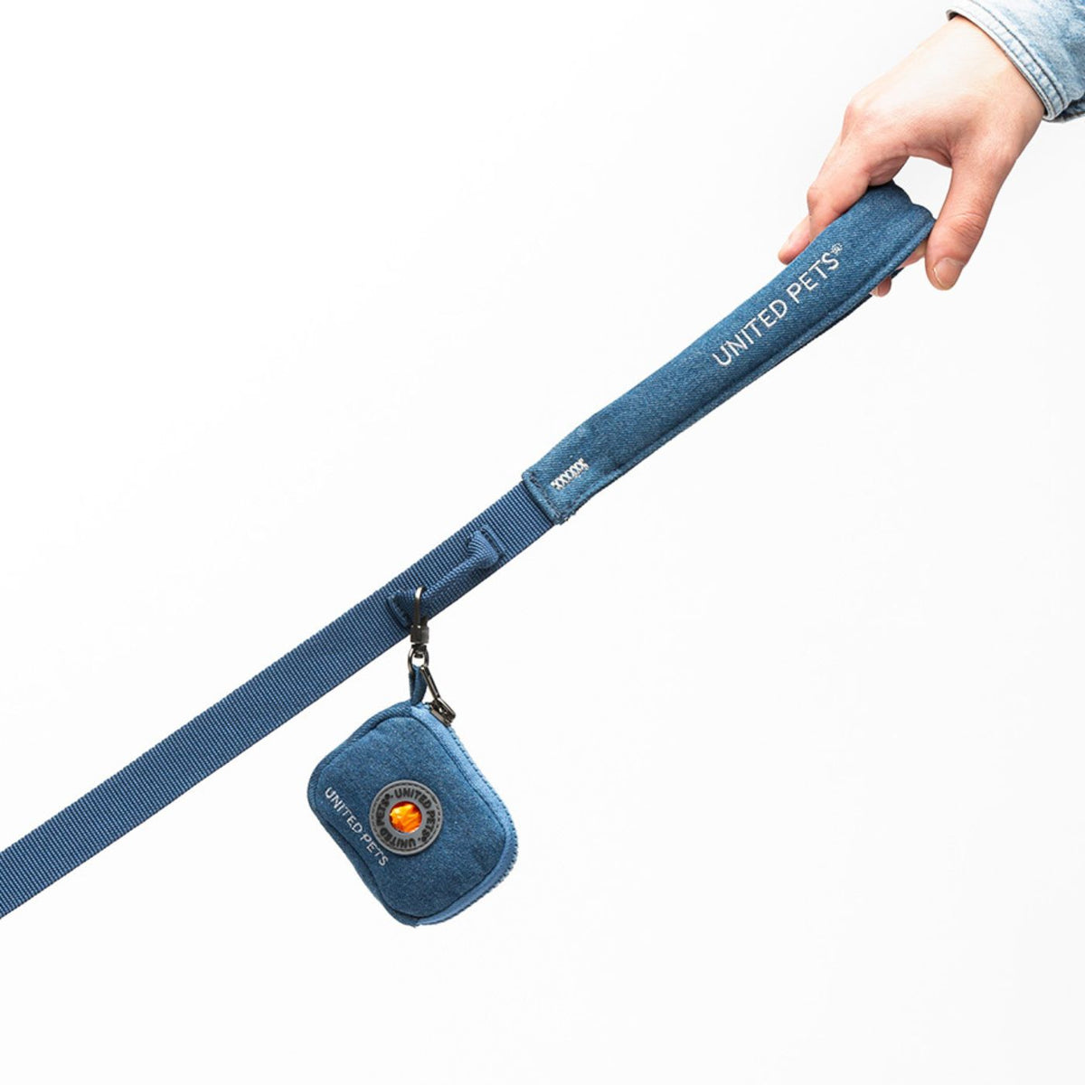 United Pets Portasacchetti Igienici per Cani Linea CityLife con Ricarica Blue Jeans
