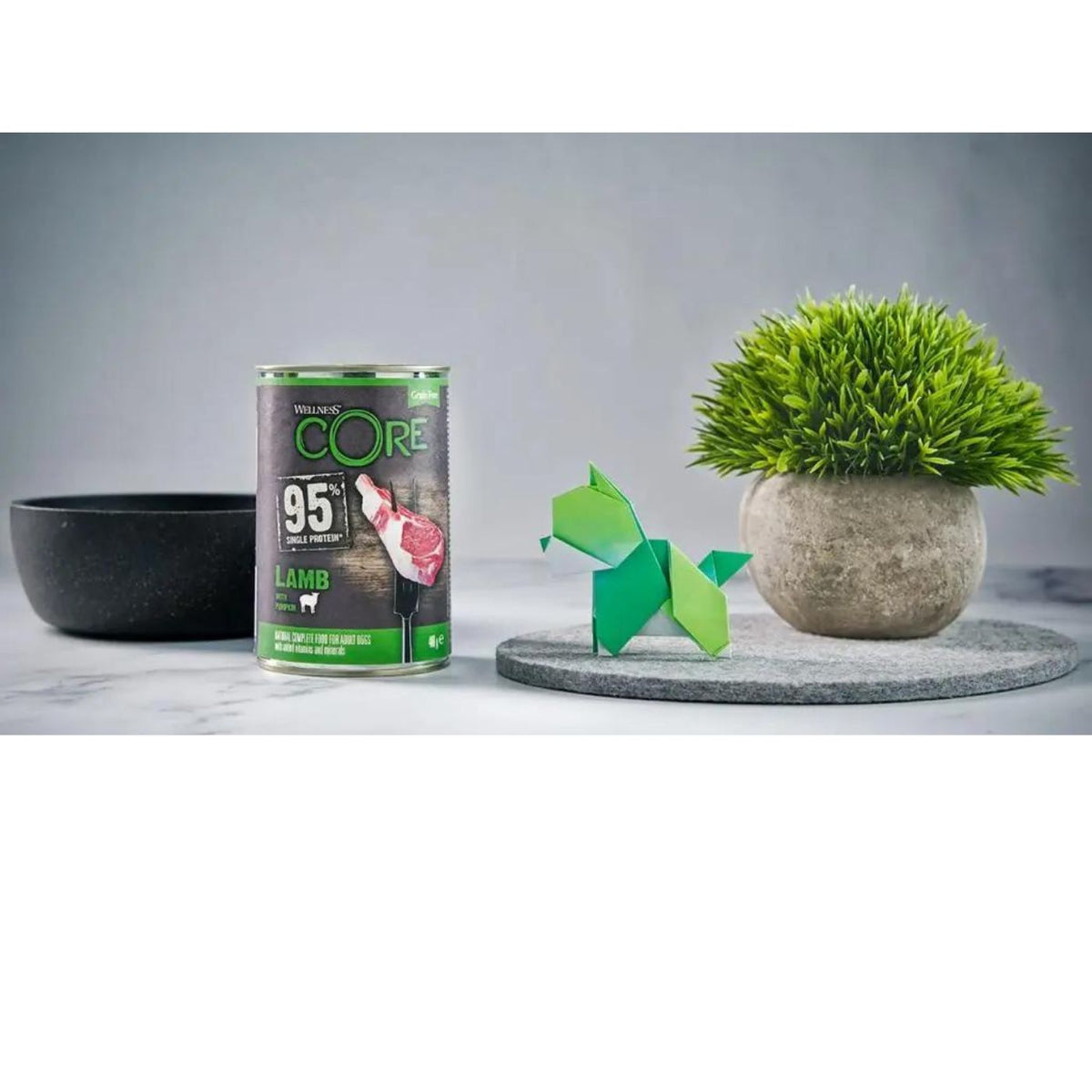 Wellness Core Alimento Umido Completo per Cani Can95% Agnello con Zucca 400 g
