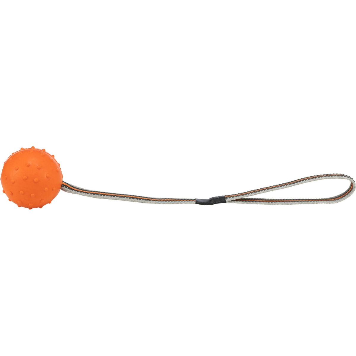 Trixie Gioco Palla in Gomma con Corda Antiscivolo ø6 cm / 35 cm per Cani