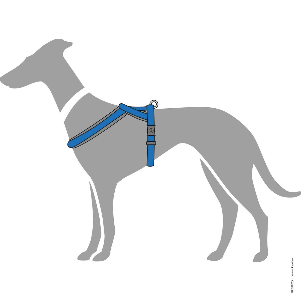 PROMO FINE SERIE !!! Hunter Pettorina per Cani London Comfort Azzurra