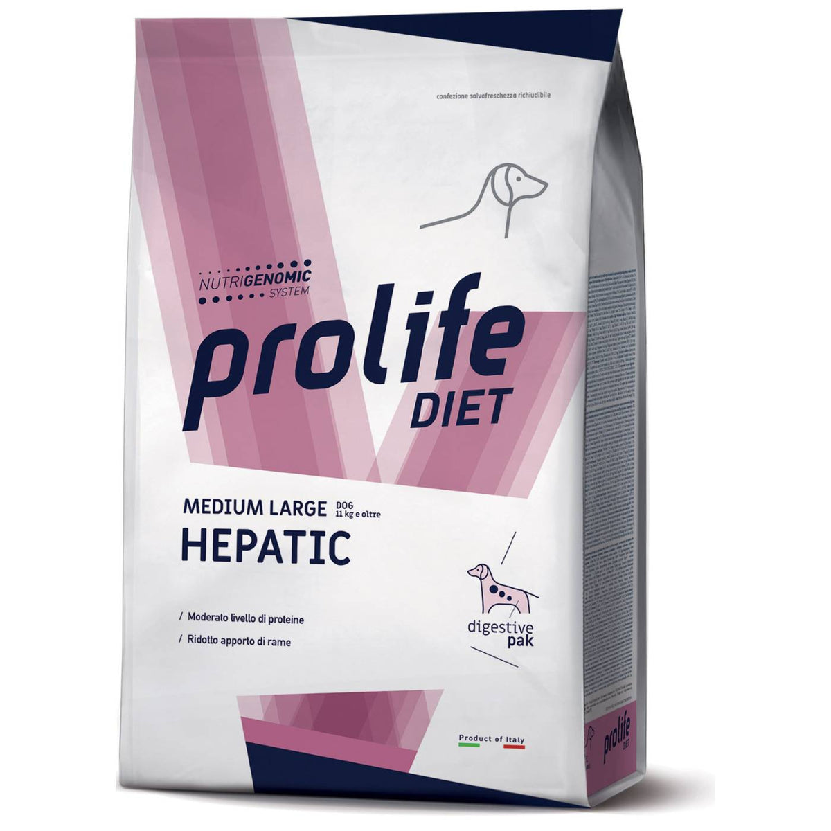 Prolife Diet Dog Hepatic Medium Large per Cani 8 Kg