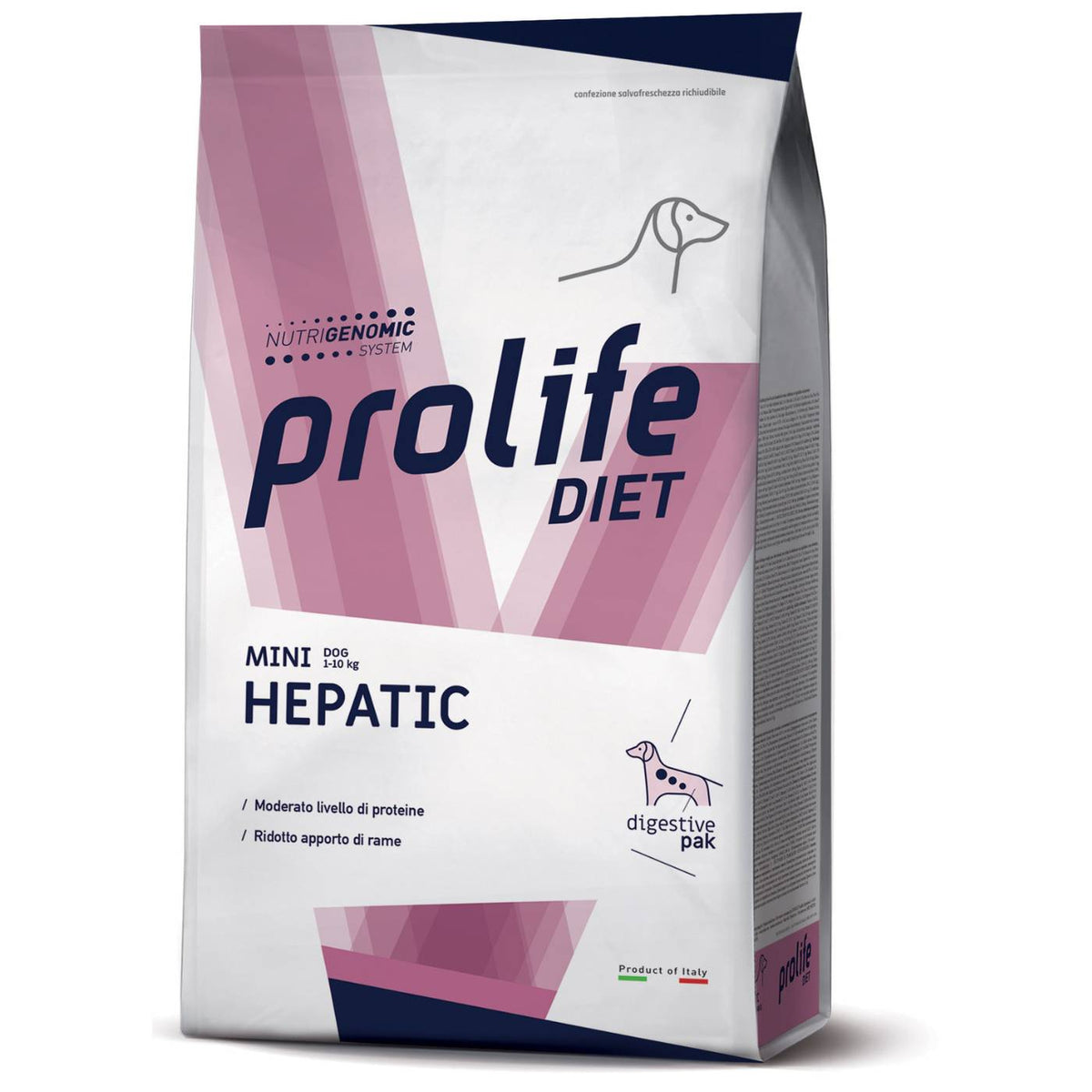 Prolife Diet Dog Hepatic Mini per Cani di Piccola Taglia 1,5 Kg