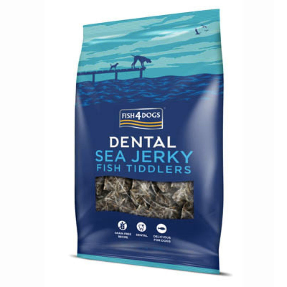 Fish4Dogs Dental Sea Jerky Fish Tiddlers Premi per Cane 575 g