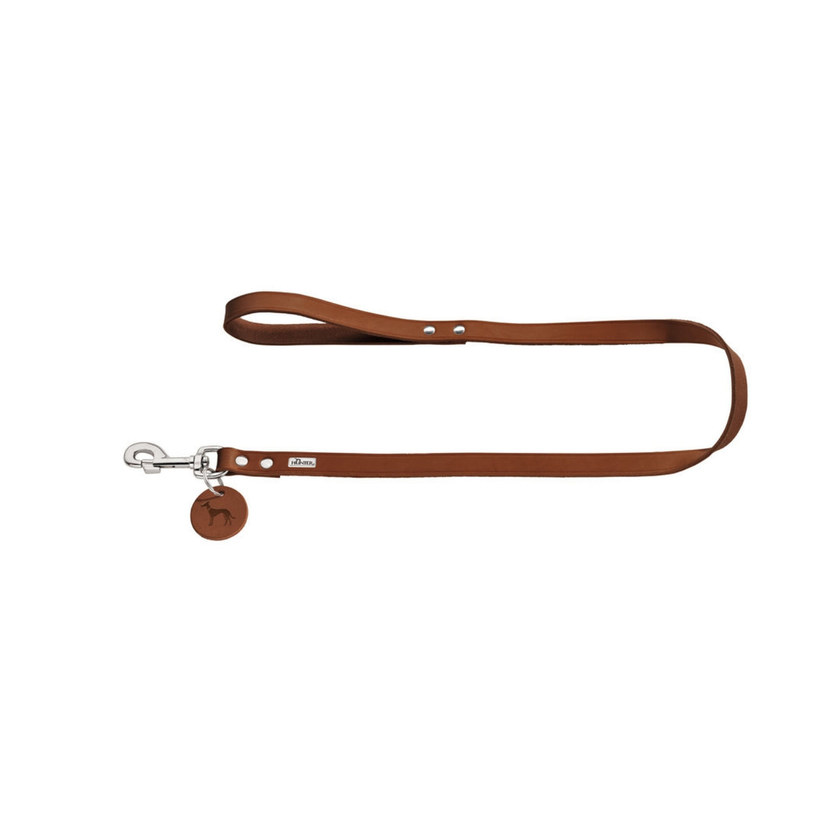 Hunter Guinzaglio per Cani in Pelle Bovina 20 / 100 Cognac