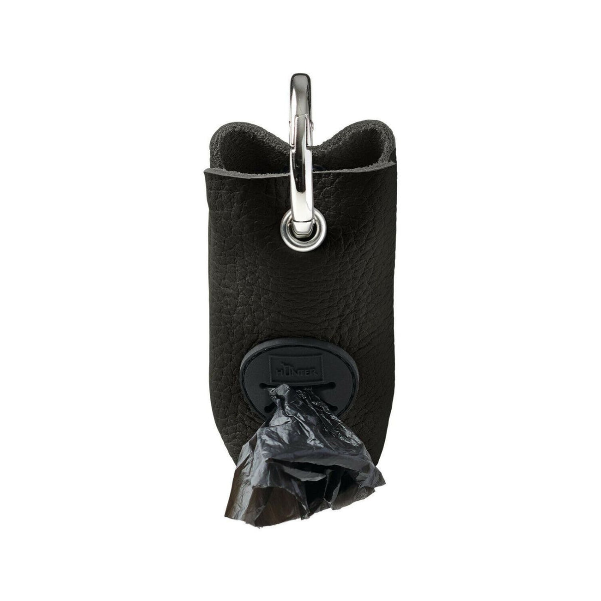 Hunter Porta Sacchetti Igienici Yuna in Pelle Nero