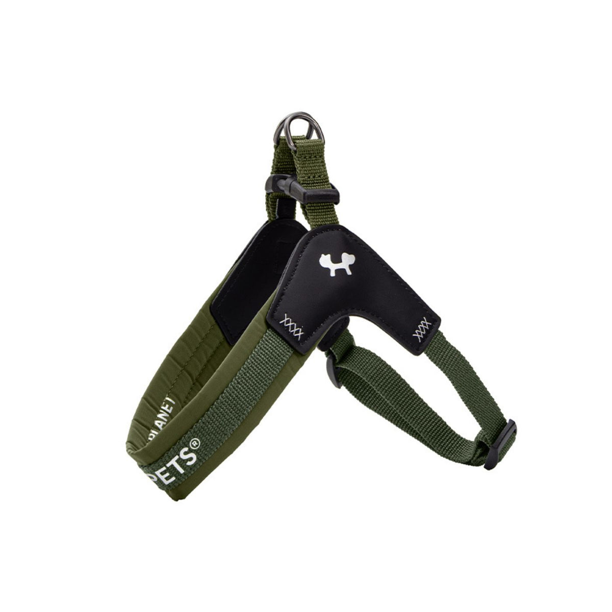 United Pets Pettorina per Cani Aggancio Rapido Linea CityLife Verde Militare