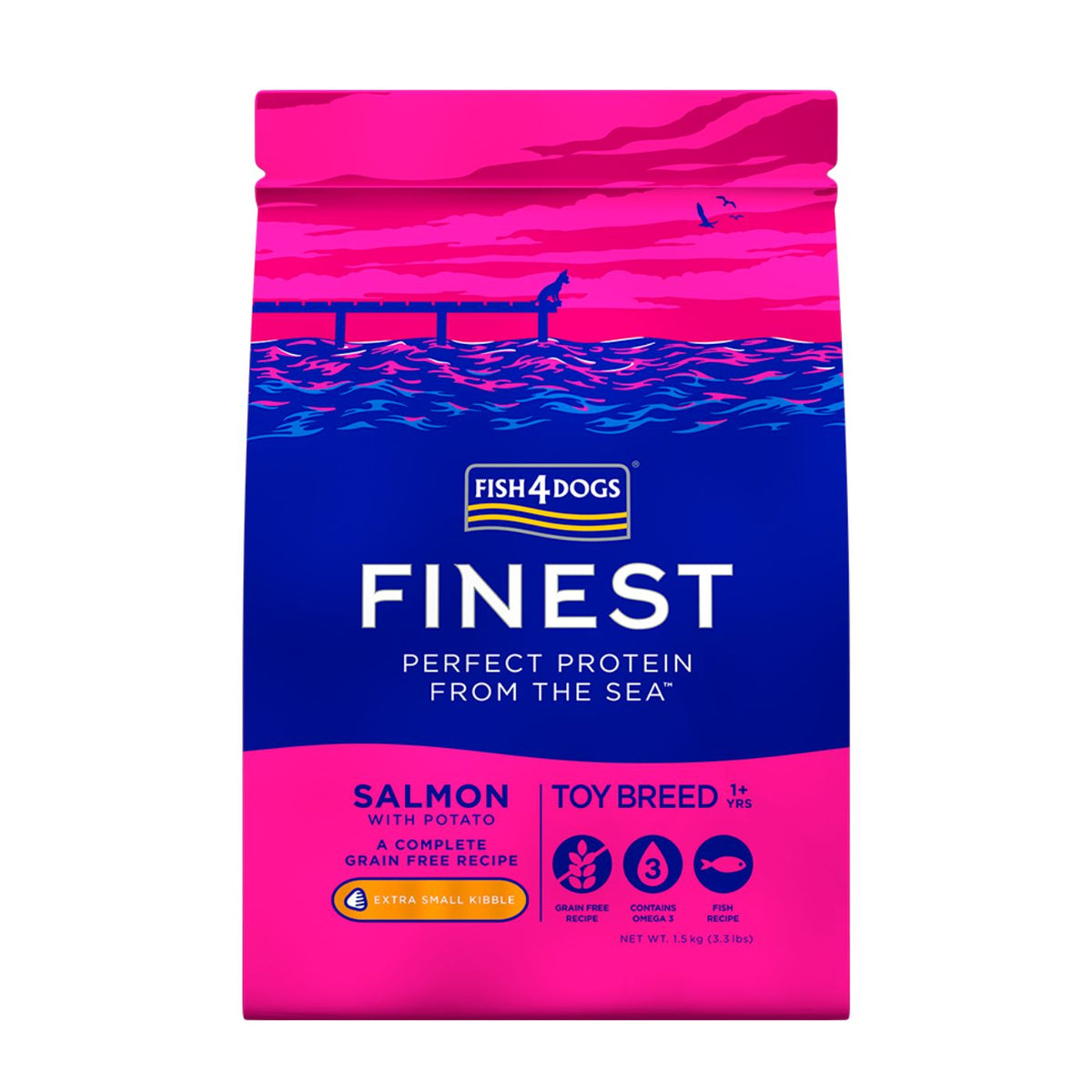 Fish4Dogs Finest Adult Toy Breed Salmon Extra Small 1,5 Kg