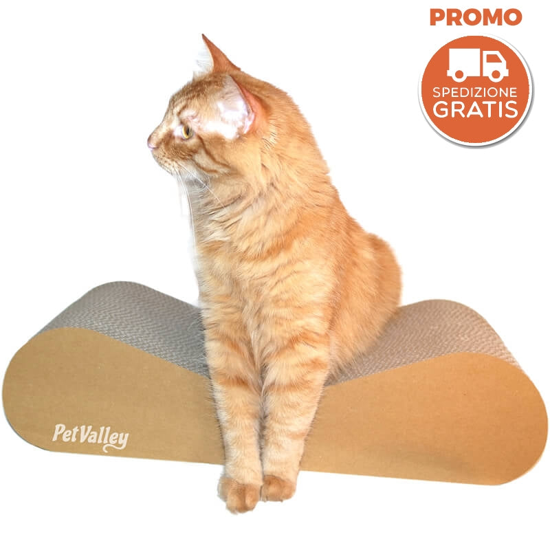 Tiragraffi per Gatti PetValley in Cartone mod. Grattone Kraft