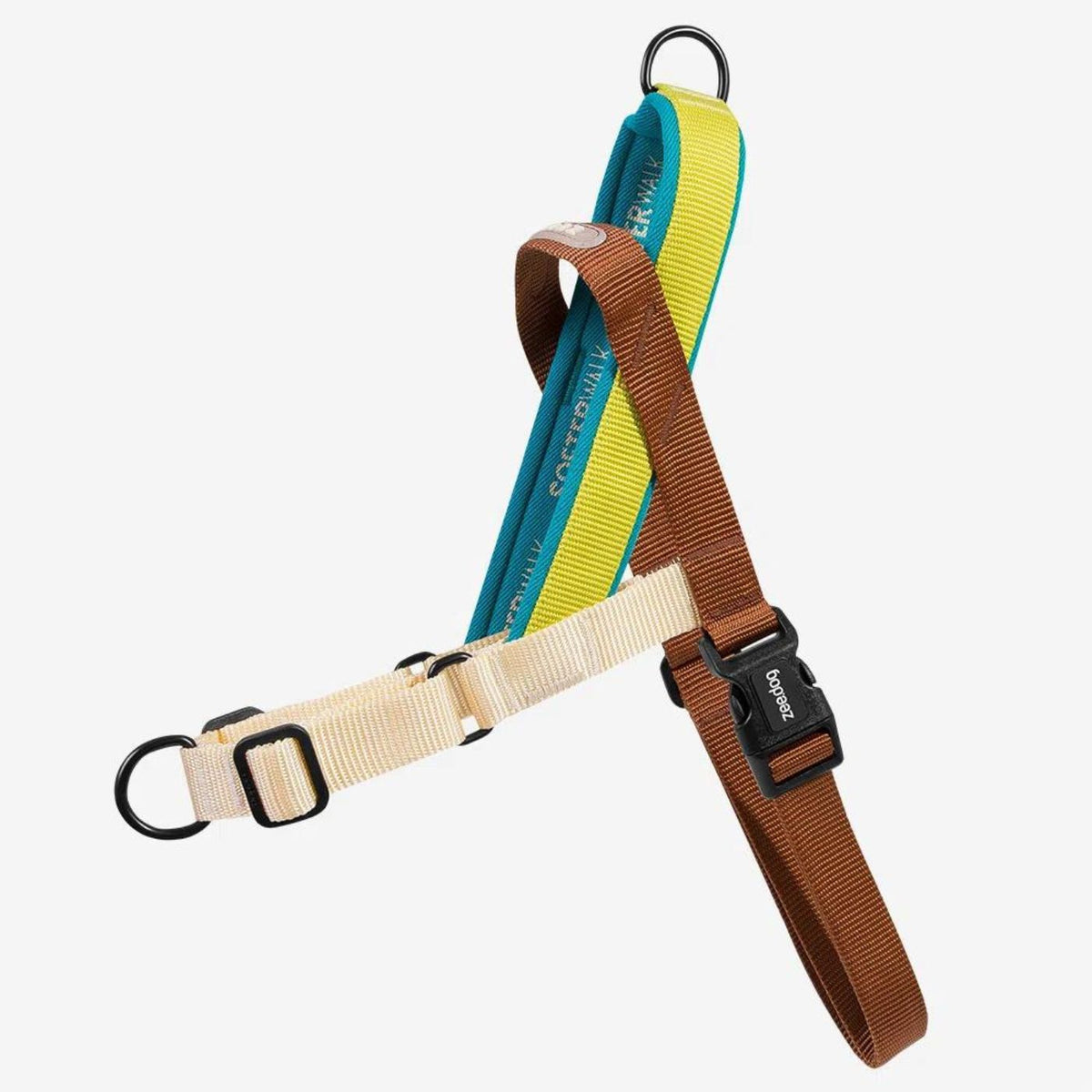 Zee.Dog Pettorina Norvegese Softer-Walk per Cani Avocado