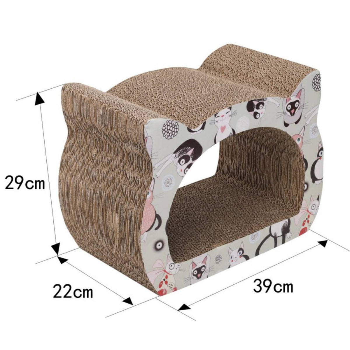 Tiragraffi Divanetto Forma di Gatto Nobleza