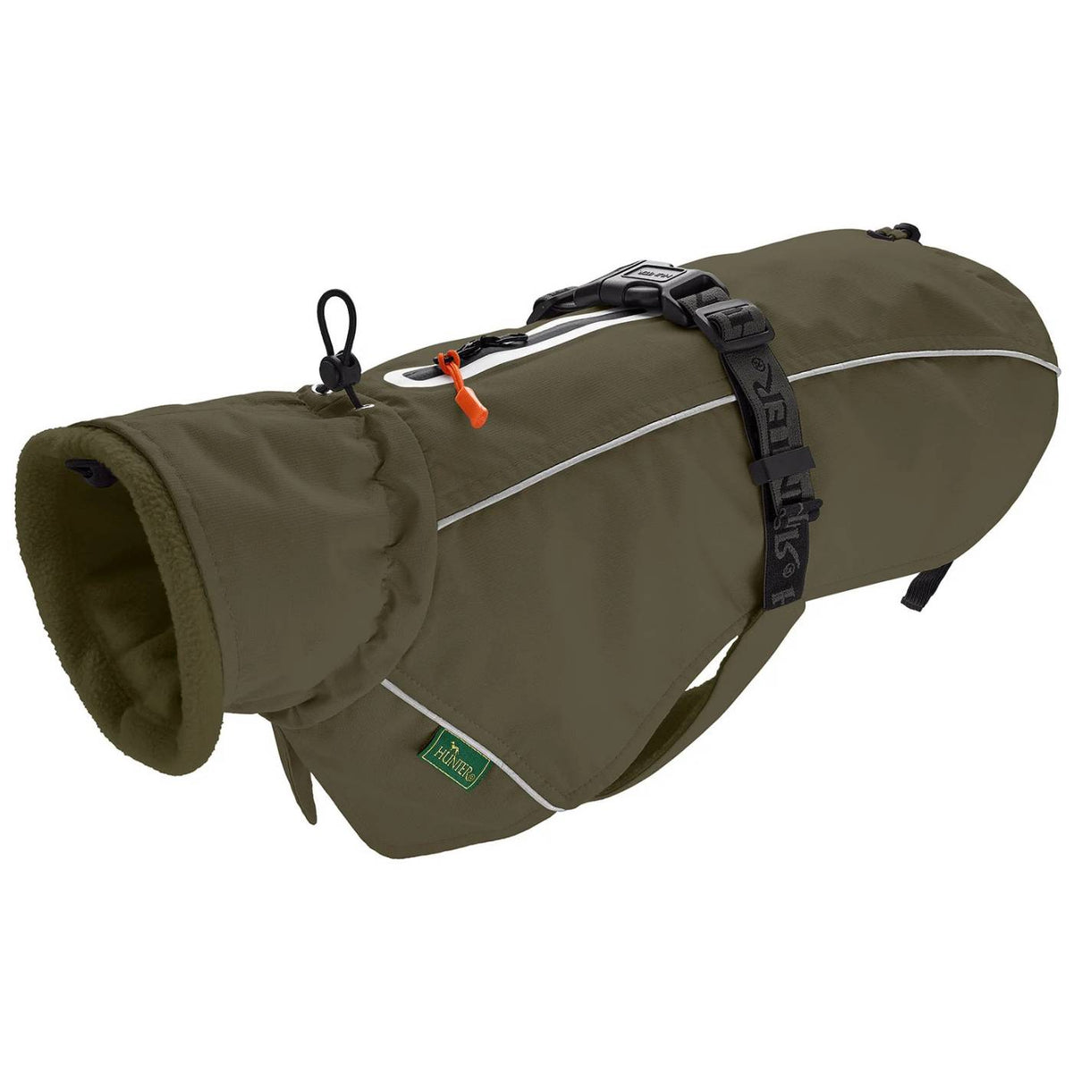 Hunter Cappotto per Pug e Bulldog Nordby Verde Oliva