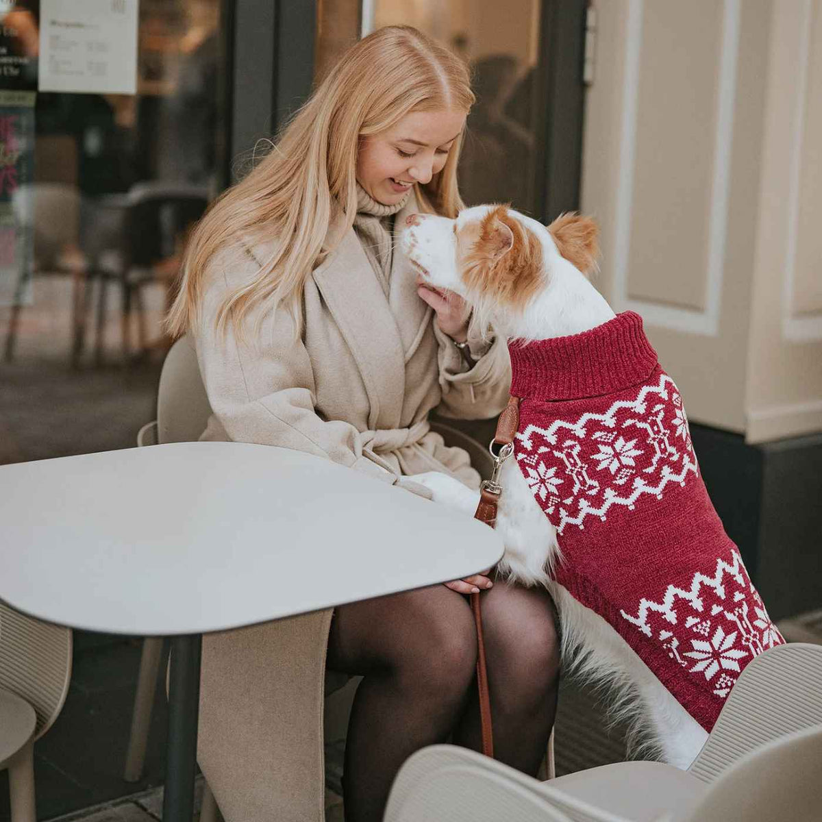 Hunter Maglioncino Pullover per Cani Birka Rosso