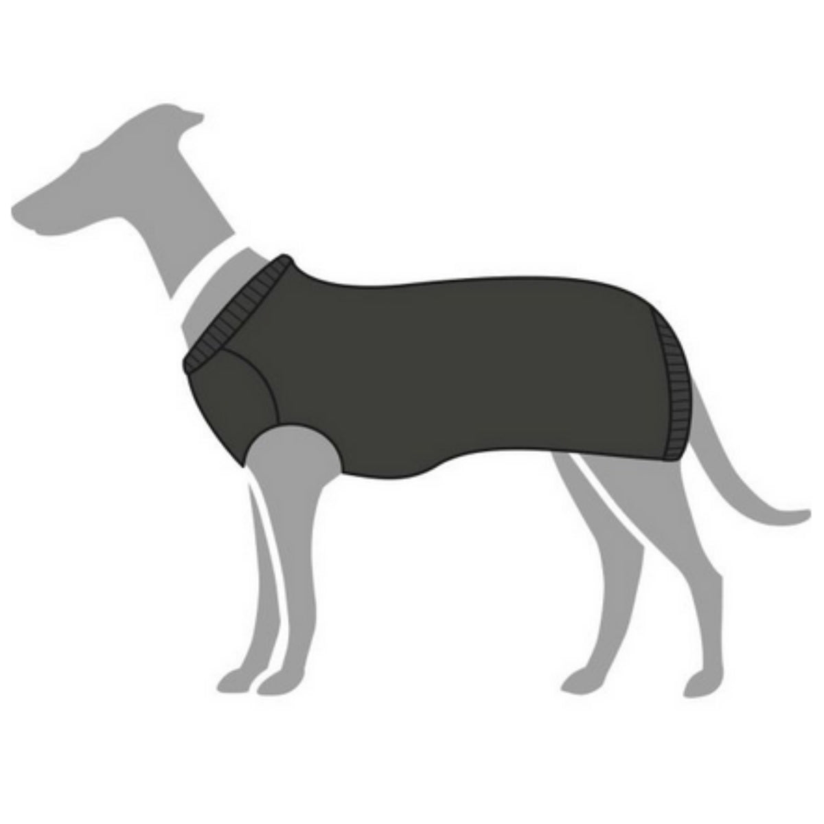 Hunter Maglioncino Pullover per Cani MALMÖ Antracite