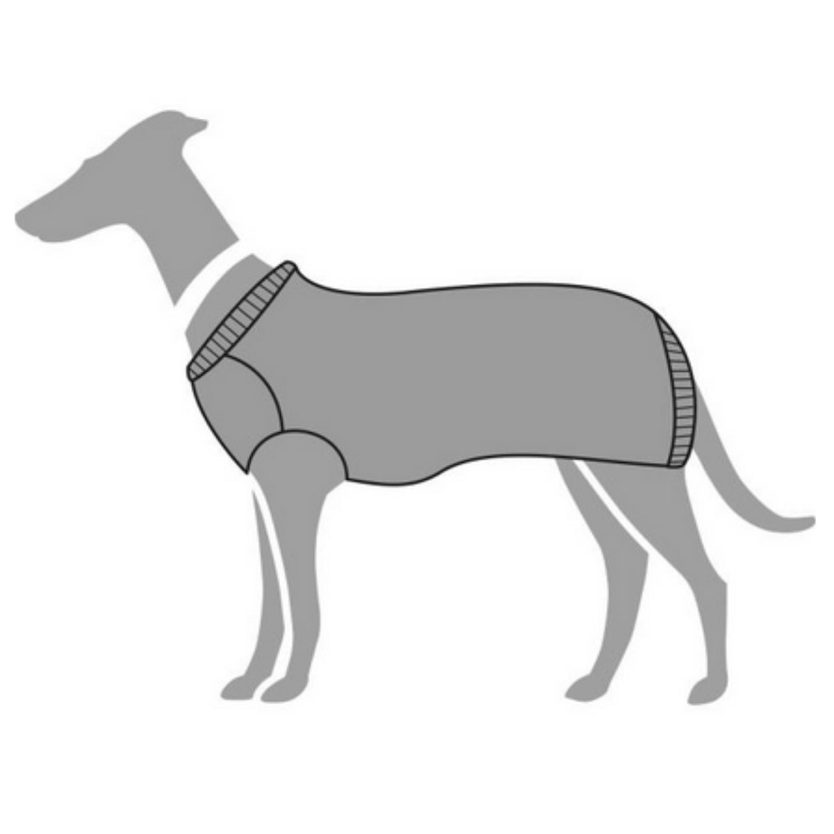 Hunter Maglioncino Pullover per Cani MALMÖ Grigio