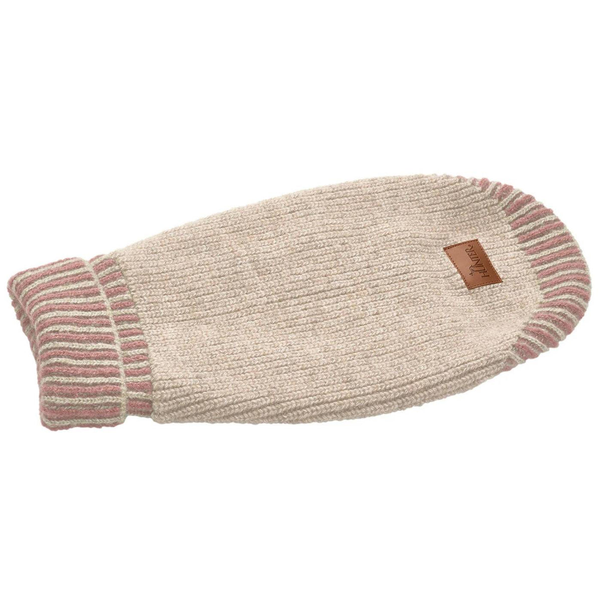 Hunter Maglioncino Pullover per Cani Odense con Cappello Crema Rosa