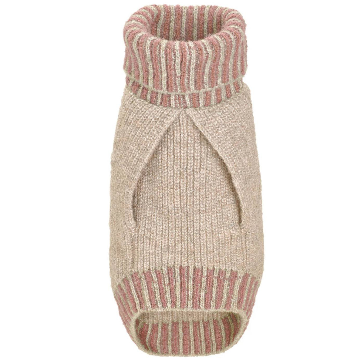 Hunter Maglioncino Pullover per Cani Odense con Cappello Crema Rosa