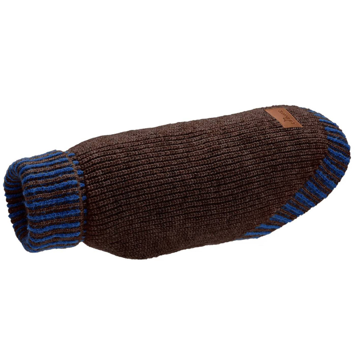 Hunter Maglioncino Pullover per Cani Odense con Cappello Marrone Blu