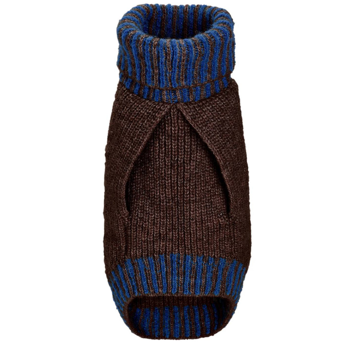 Hunter Maglioncino Pullover per Cani Odense con Cappello Marrone Blu